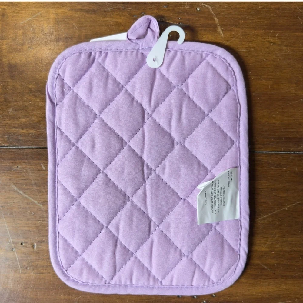 Easter Bunny Pot Holder and Oven Mitt